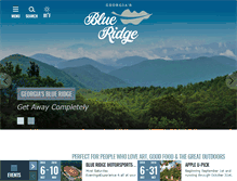 Tablet Screenshot of blueridgemountains.com